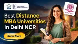 Best Distance MBA Universities in Delhi NCR